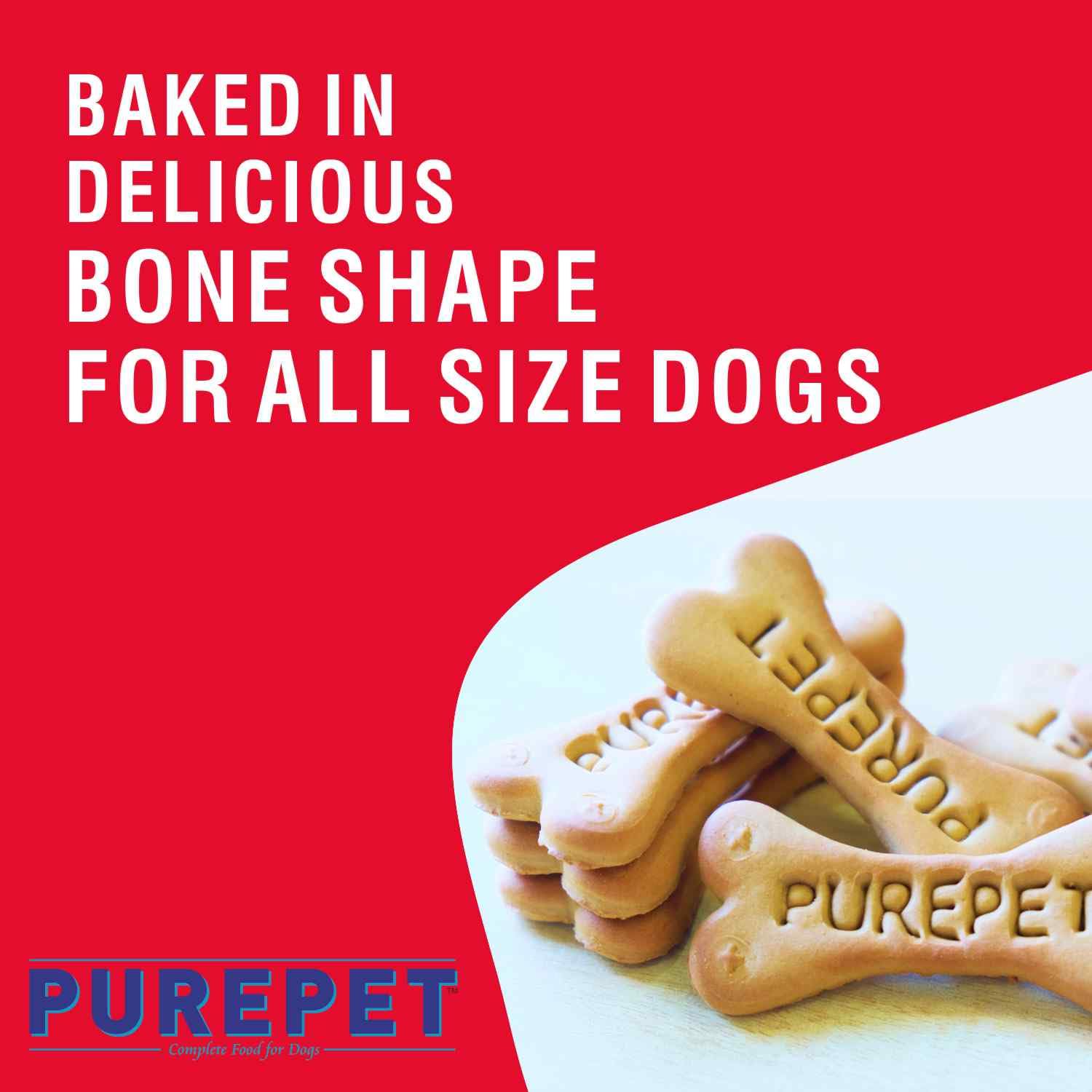 PUREPET Mutton Flavour Biscuit Dog Treats