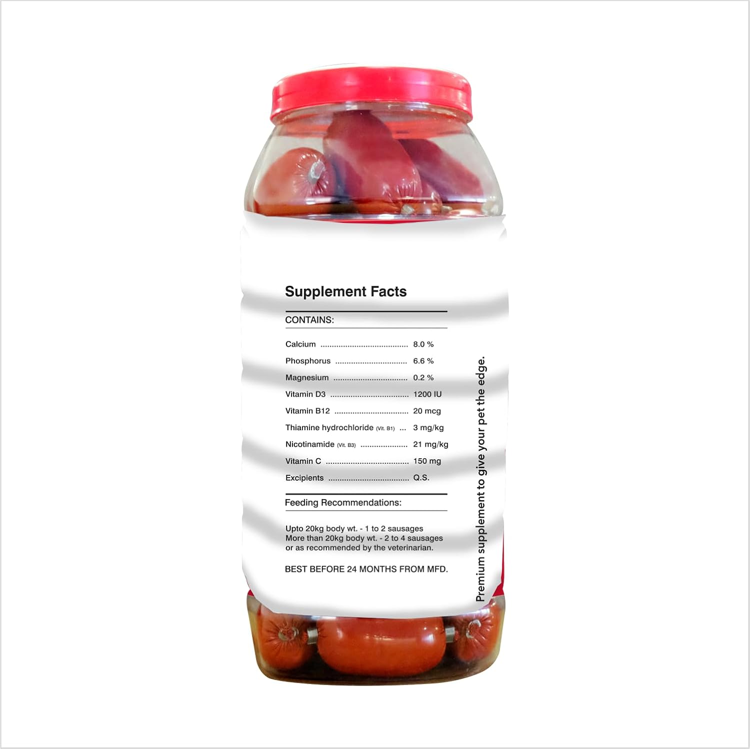 Drools Absolute Calcium Sausage Supplement for Dogs