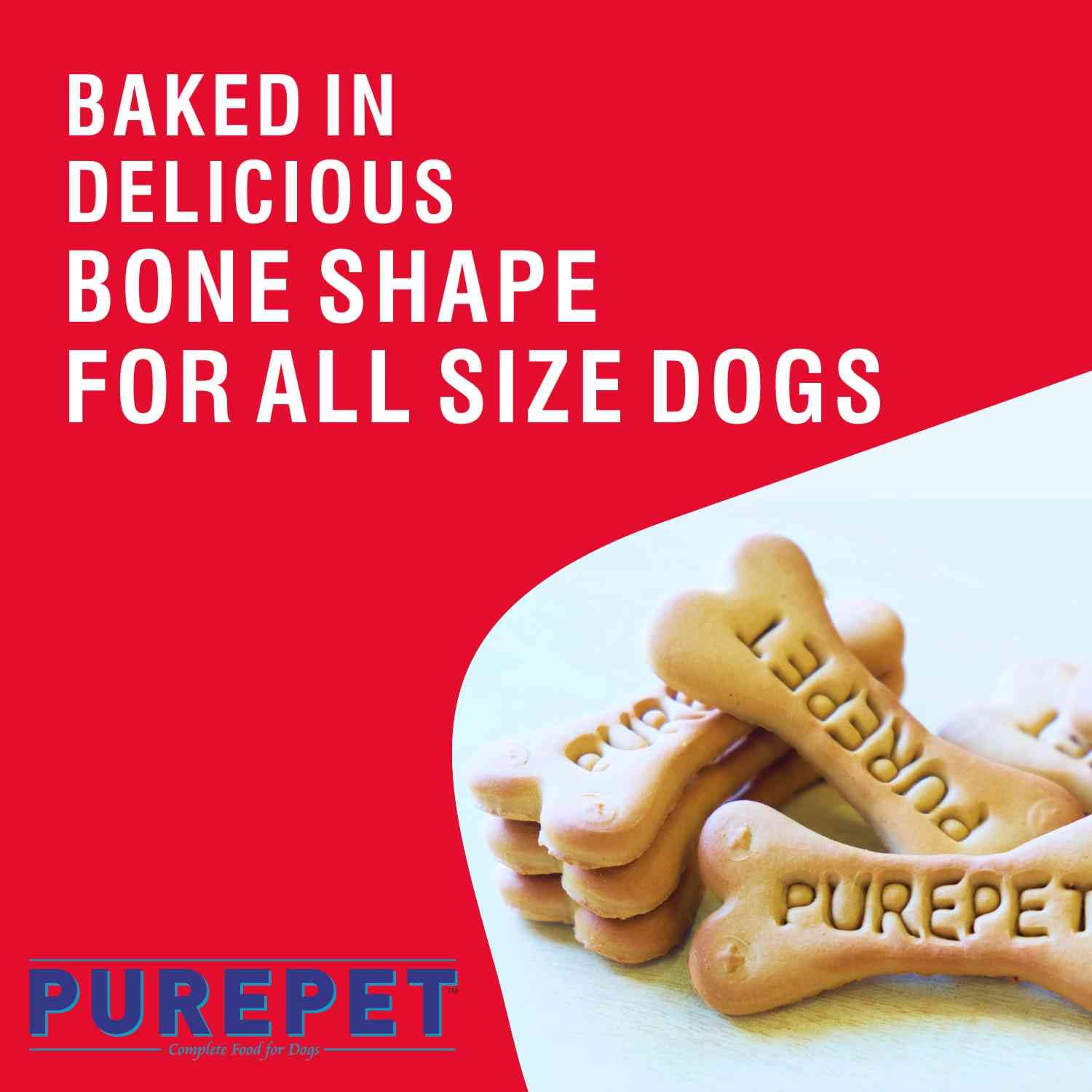 PUREPET 100% Vegeterian Biscuit Dog Treats.