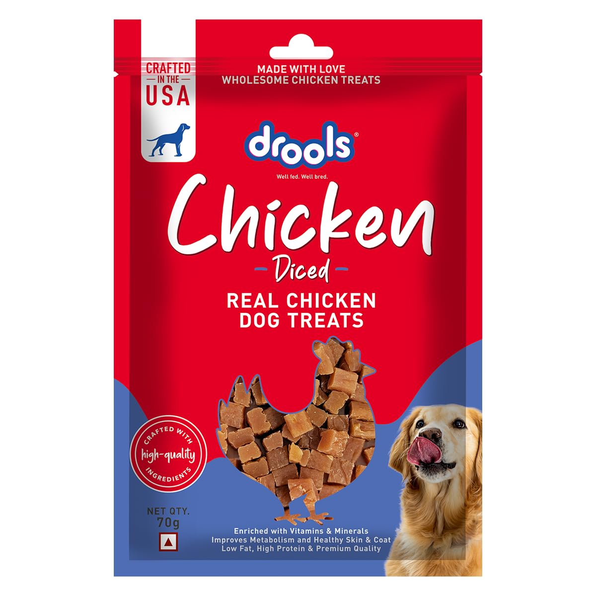 Drools Chicken Diced Puppy & Dog Treat
