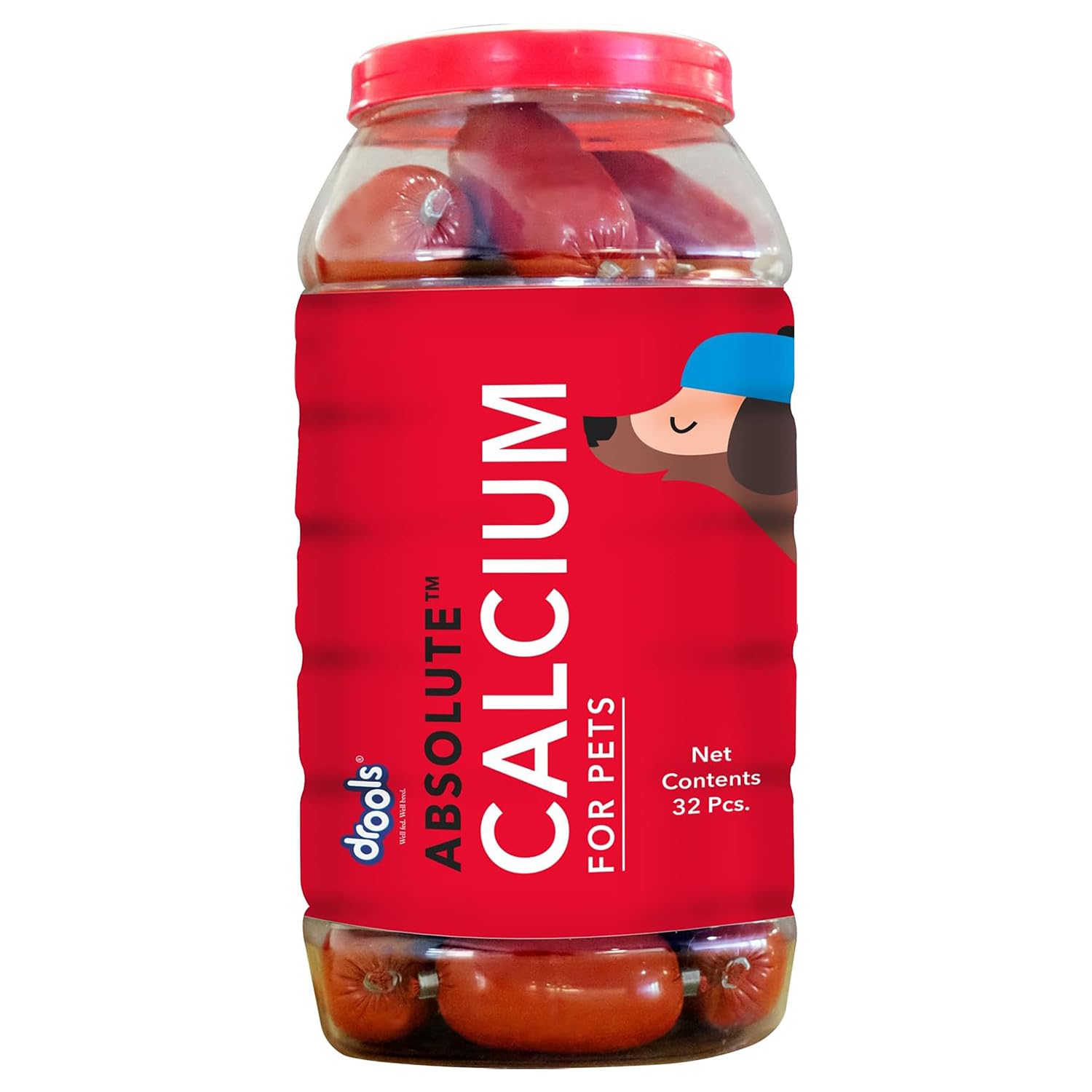 Drools Absolute Calcium Sausage Supplement for Dogs