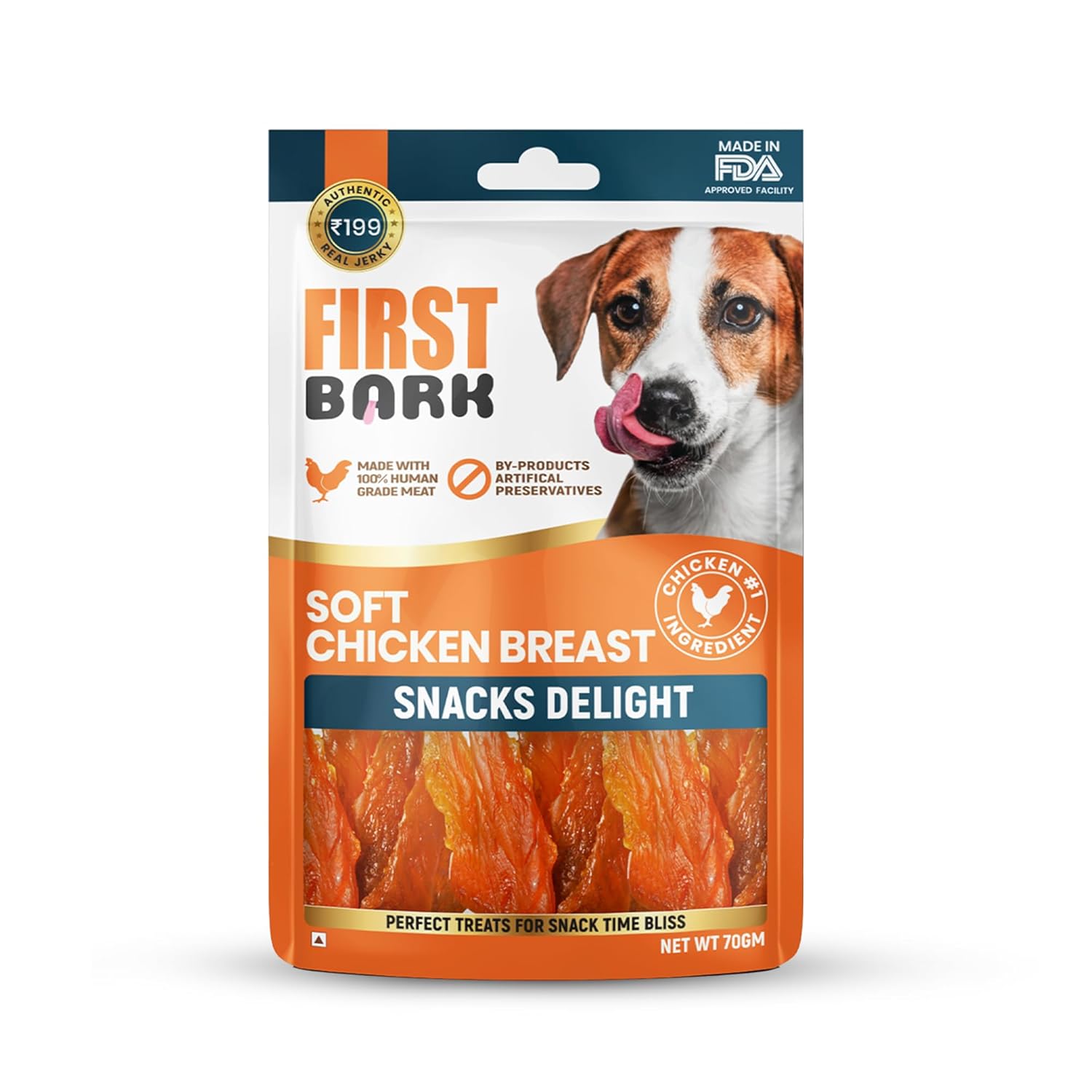 First Bark Soft Chicken Breast Dog Treat