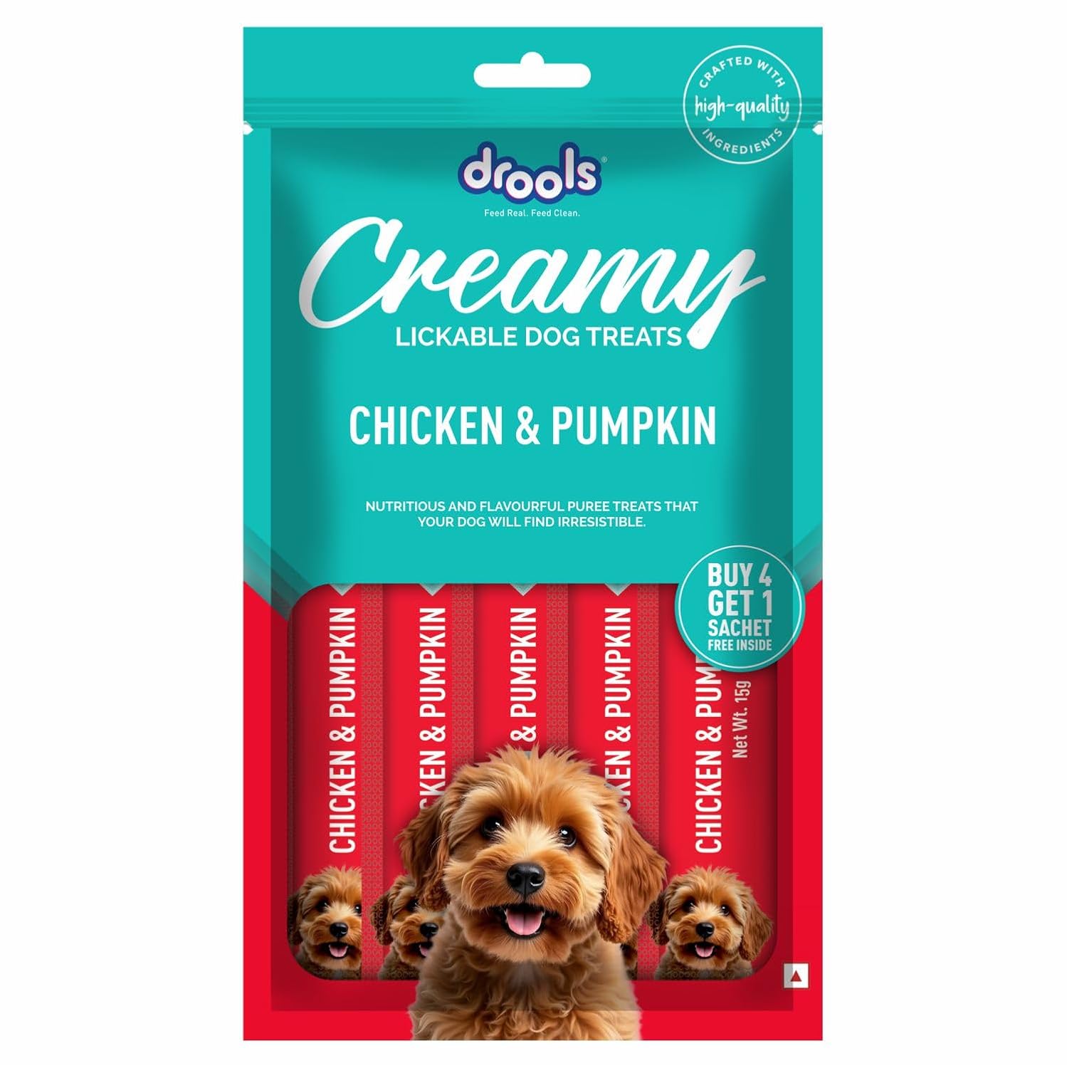 Drools Chicken & Pumpkin Creamy Dog Treats