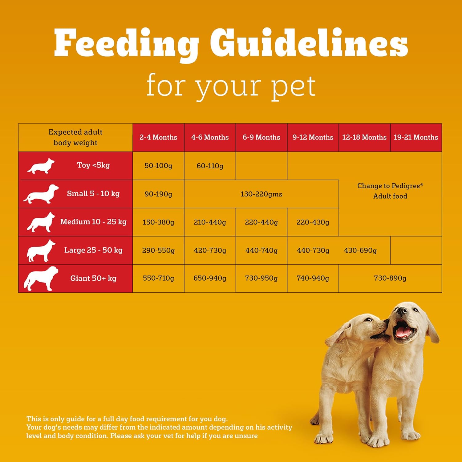 PEDIGREE Chicken & Milk Dry Food For Puppy