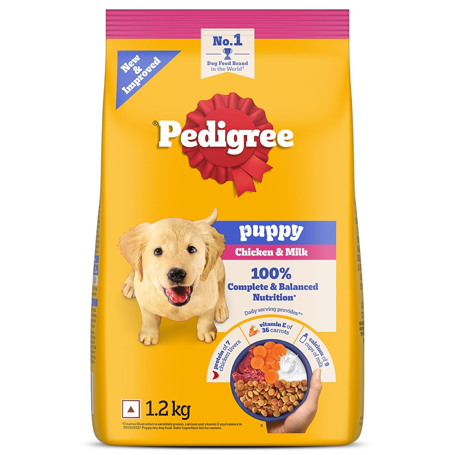 PEDIGREE Chicken & Milk Dry Food For Puppy