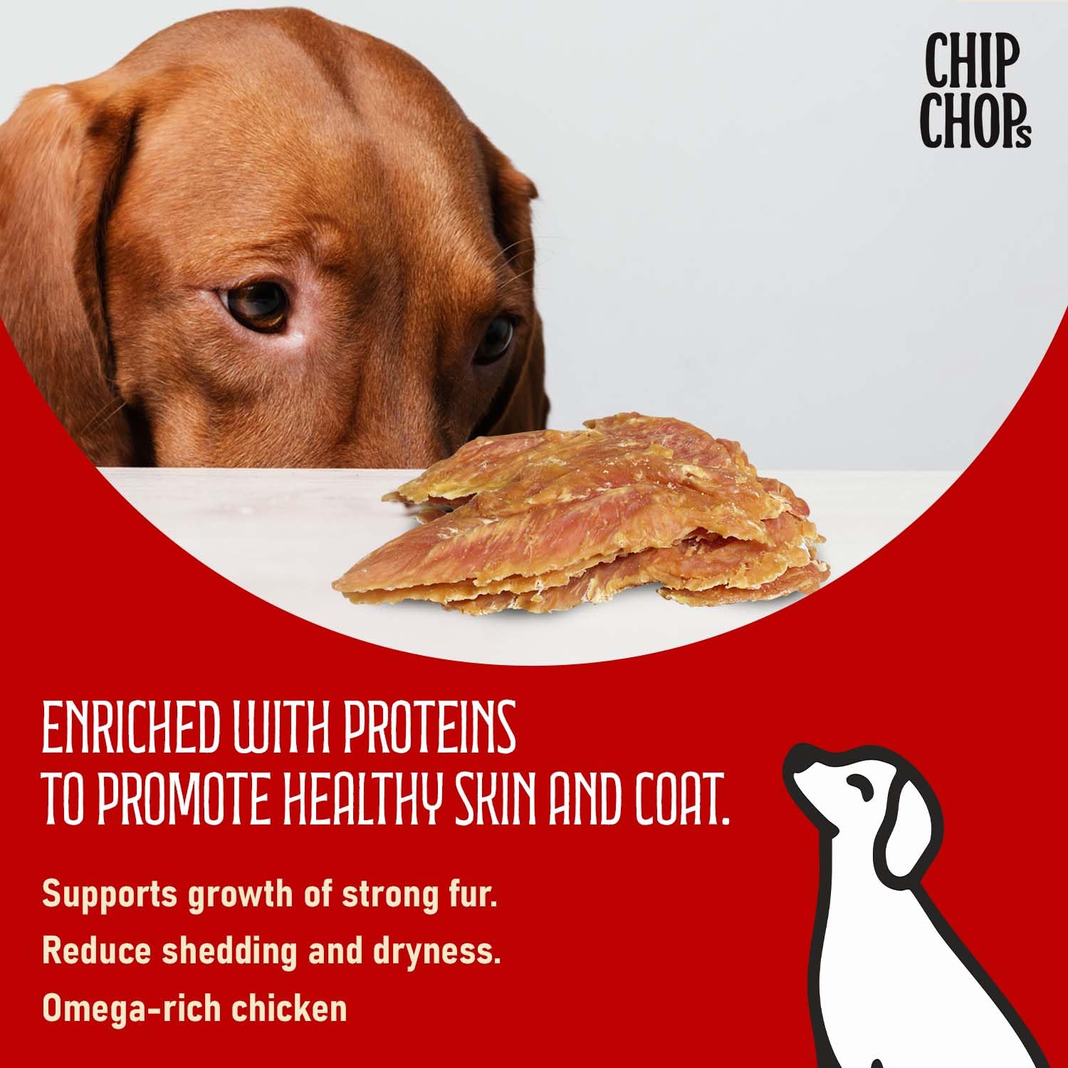 Chip Chops Roast Chicken Strips Dog Treats