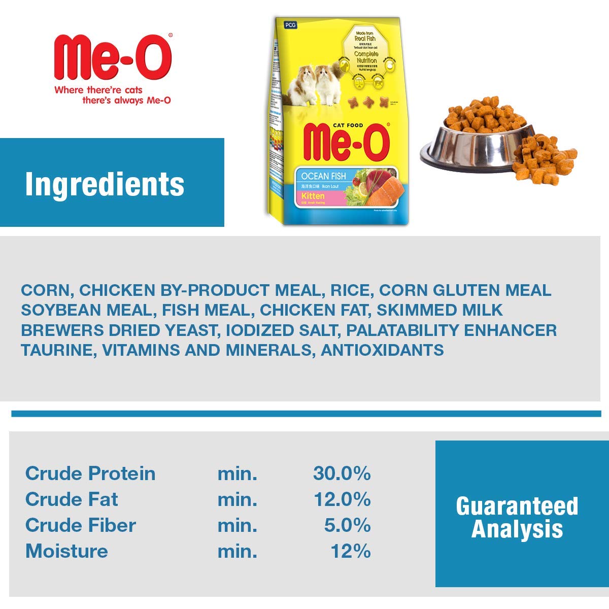 Me-O Ocean fish Adult Cat Dry Food