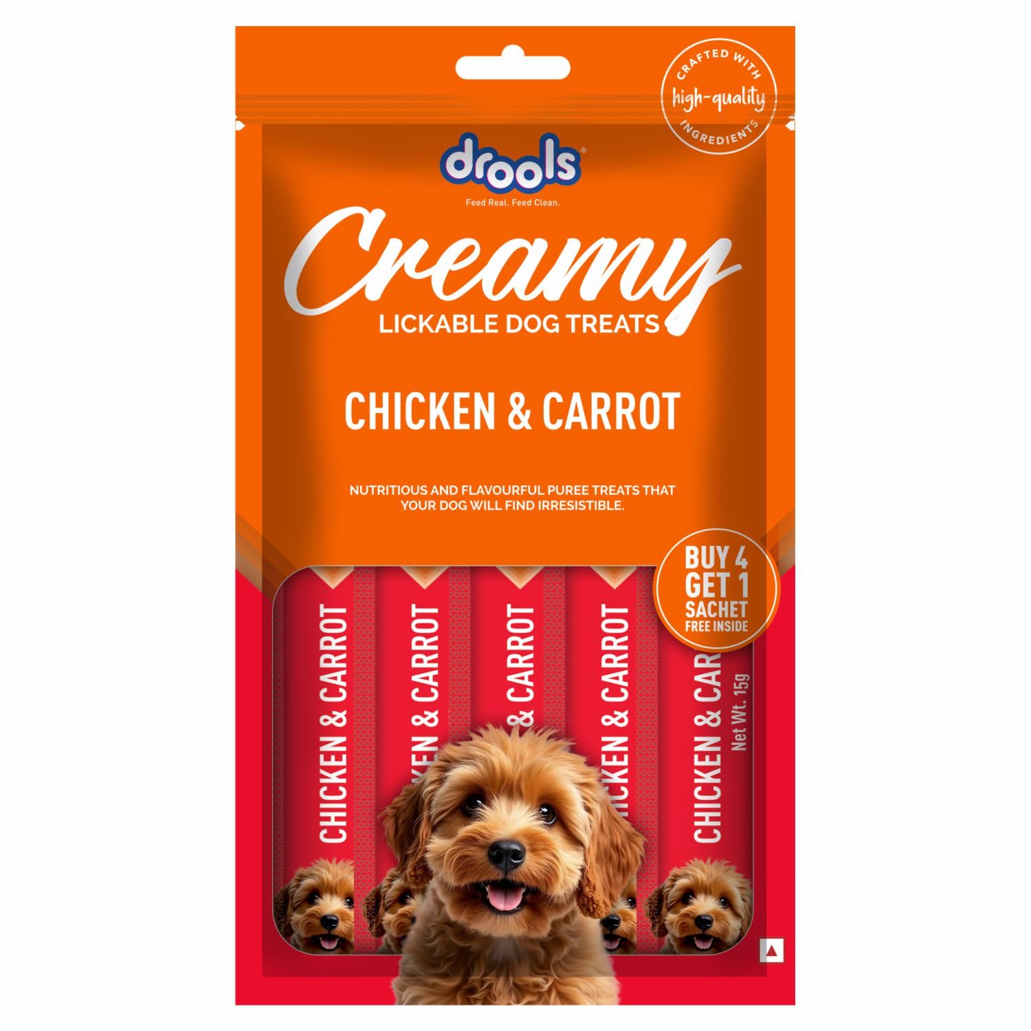 Drools Chicken & Carrot Creamy Dog Treats