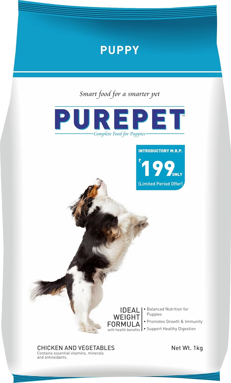 PUREPET Chicken & Vegetables Dry Food For Puppy