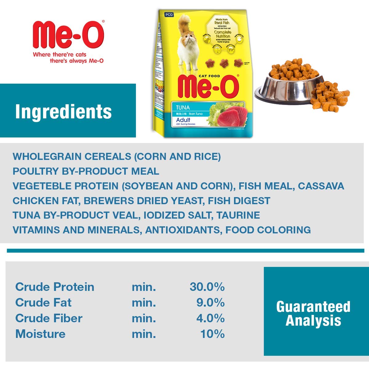 Me-O Tuna Adult Cat Dry Food