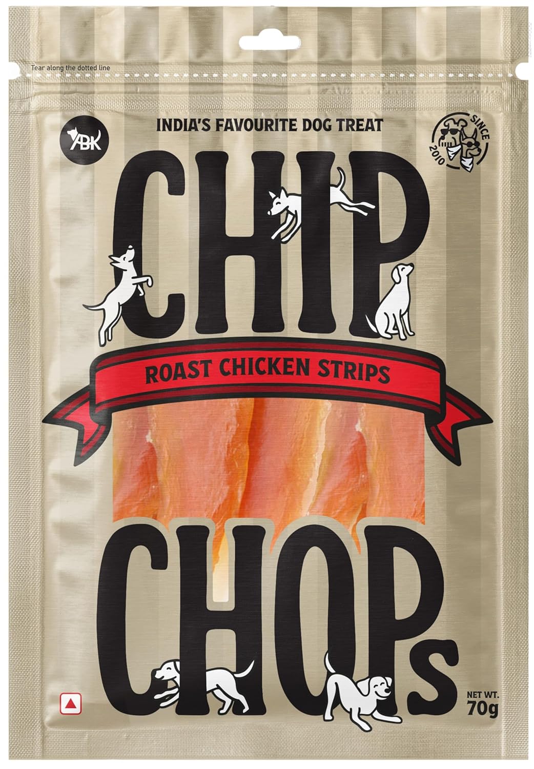 Chip Chops Roast Chicken Strips Dog Treats