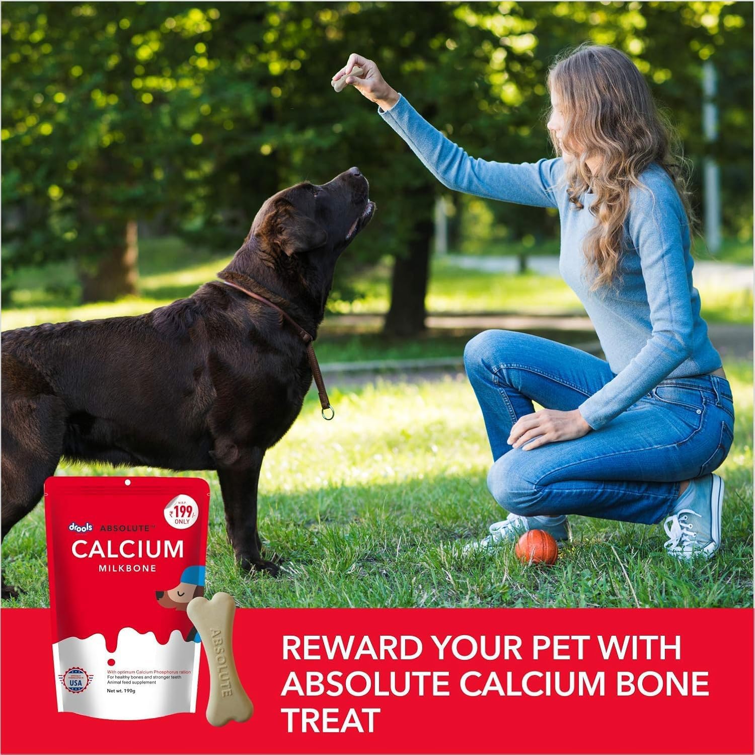 Drools Absolute Calcium Bones Dog treats